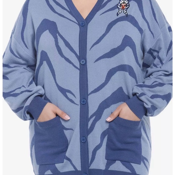 Her Universe Sweaters - NWT Her Universe Star Wars Ahsoka Tano Open Cardigan Plus Size 1